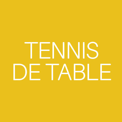 Sports Tennis de Table
