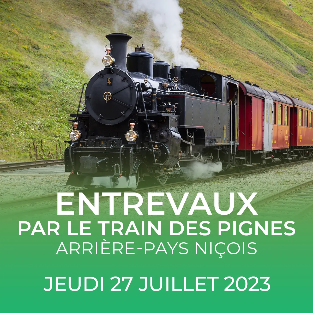 Entrevaux train des pignes
