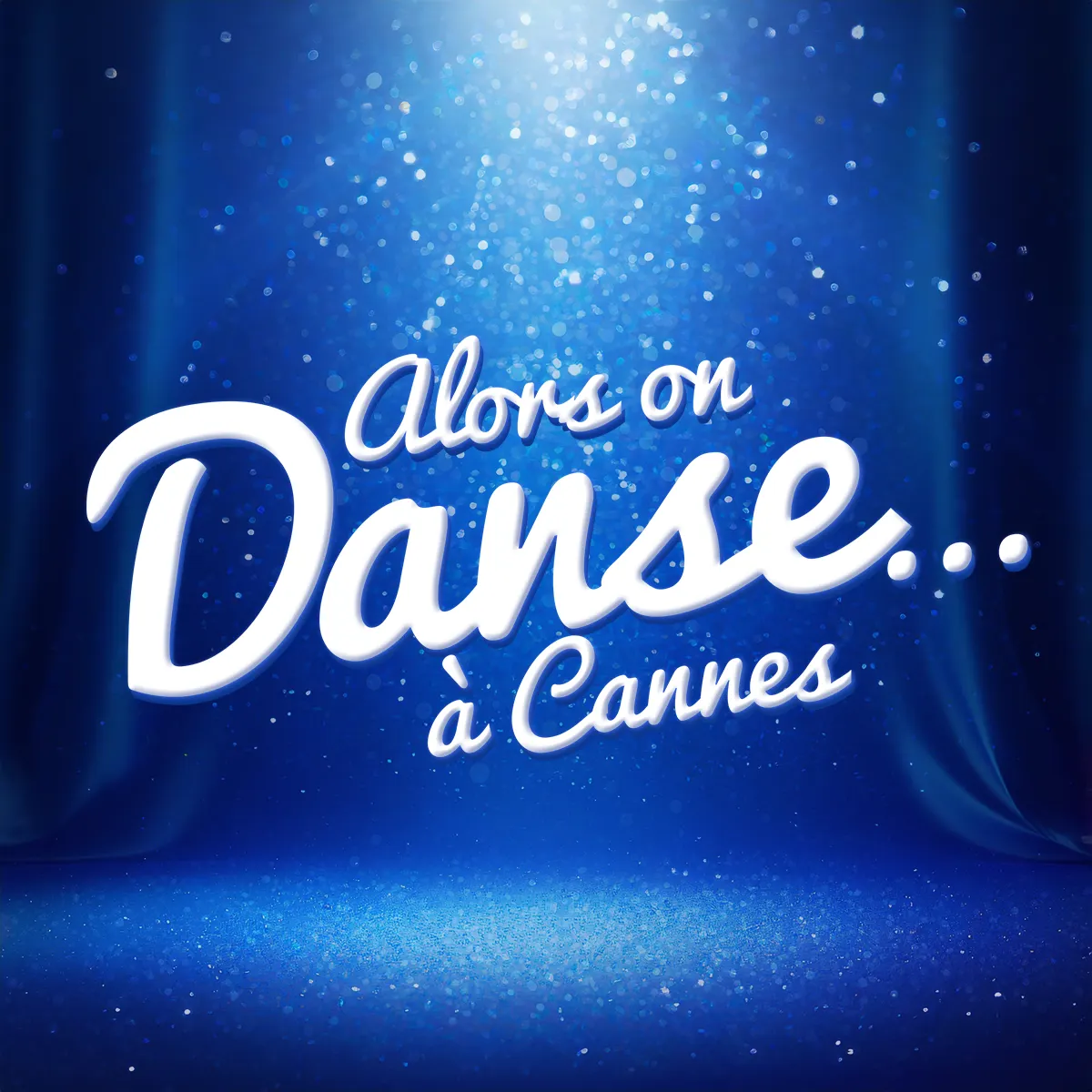 Alors on Danse logo bleu affiche théâtre maison à tout prix